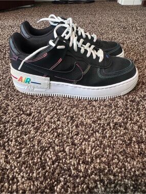 womens air force 1 shadow ‘multi stitch’